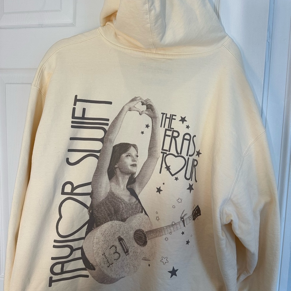 Taylor Swift The Eras Tour Cream Sweatshirt